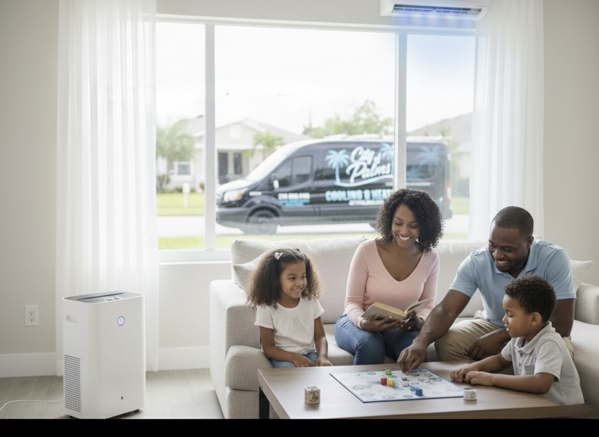 HEPA filter system for improved indoor air quality