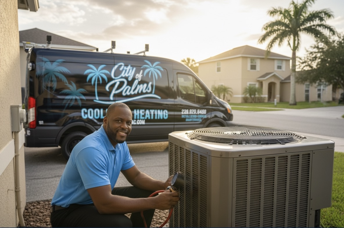 Professional HVAC inspection in Naples Florida